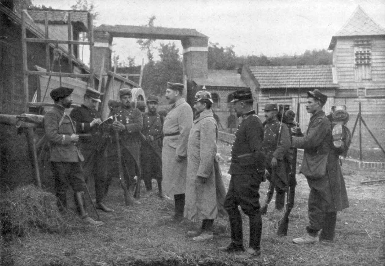 Alman mahkumların sorgusu, Fransa, Ağustos 1914 by Unbekannt