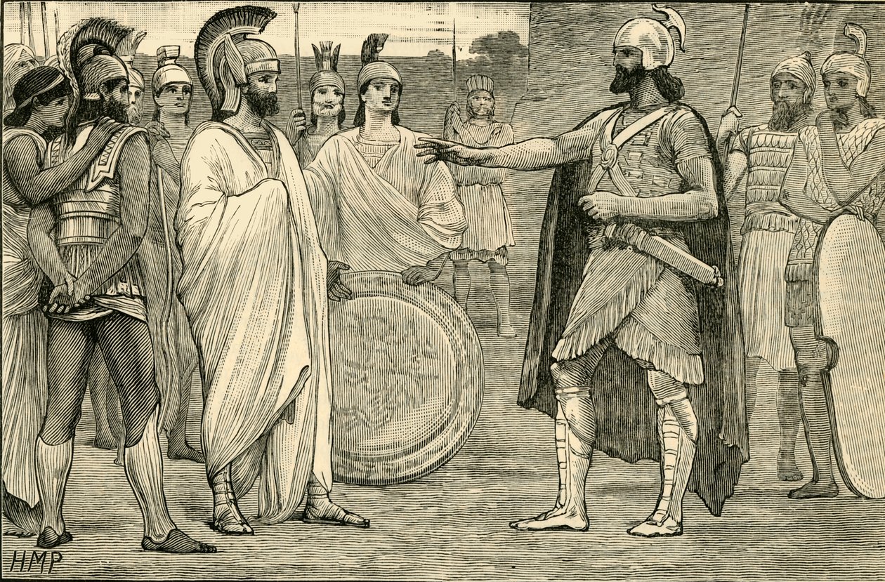 Agesilaus ve Pharnabazus Arasındaki Röportaj, 1890. by Unbekannt