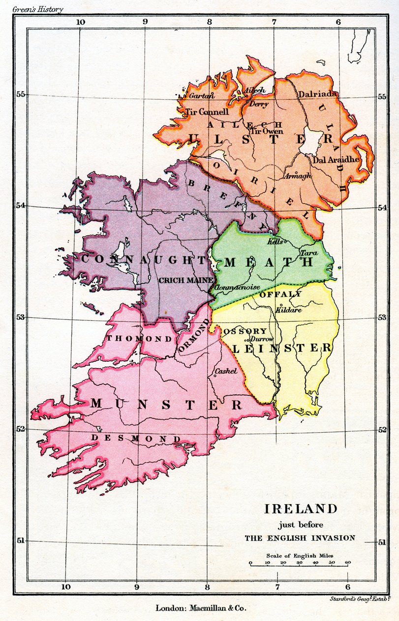 İrlanda, İngiliz Norman istilasından hemen önce, 1169 1893 by Unbekannt
