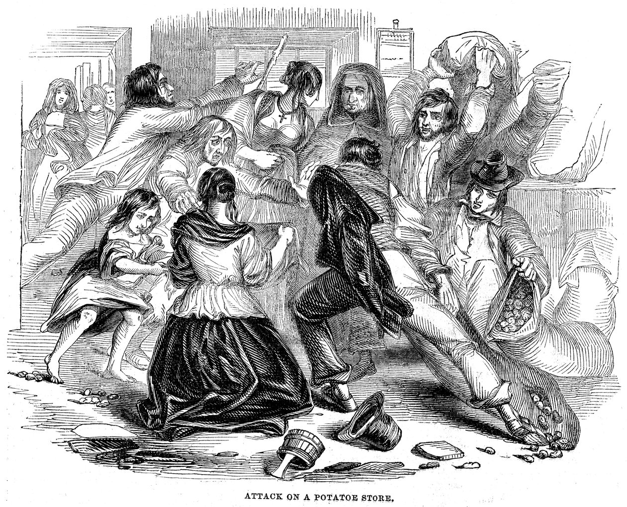 İrlanda Patates Kıtlığı, 1842 by Unbekannt