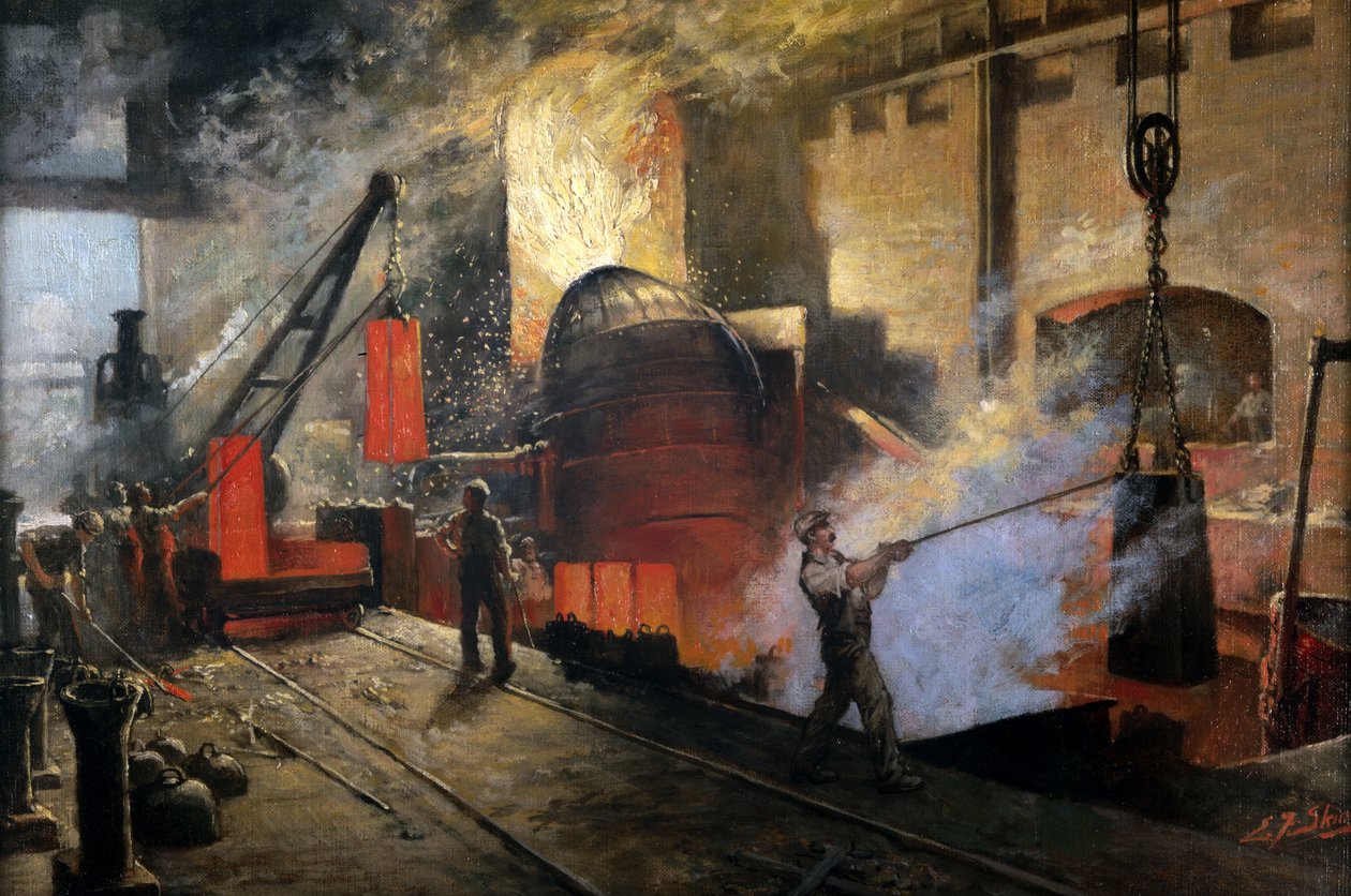 Demir Yapımı, Bessemer İmalatı Bessemer Steel by Unbekannt