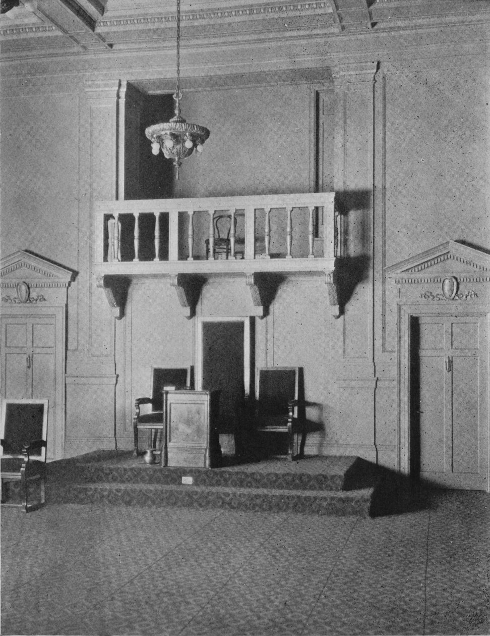 Mason Tapınağının Loca Odasında İtalyan Rönesansı detayı, Birmingham, Alabama, 1924 by Unbekannt