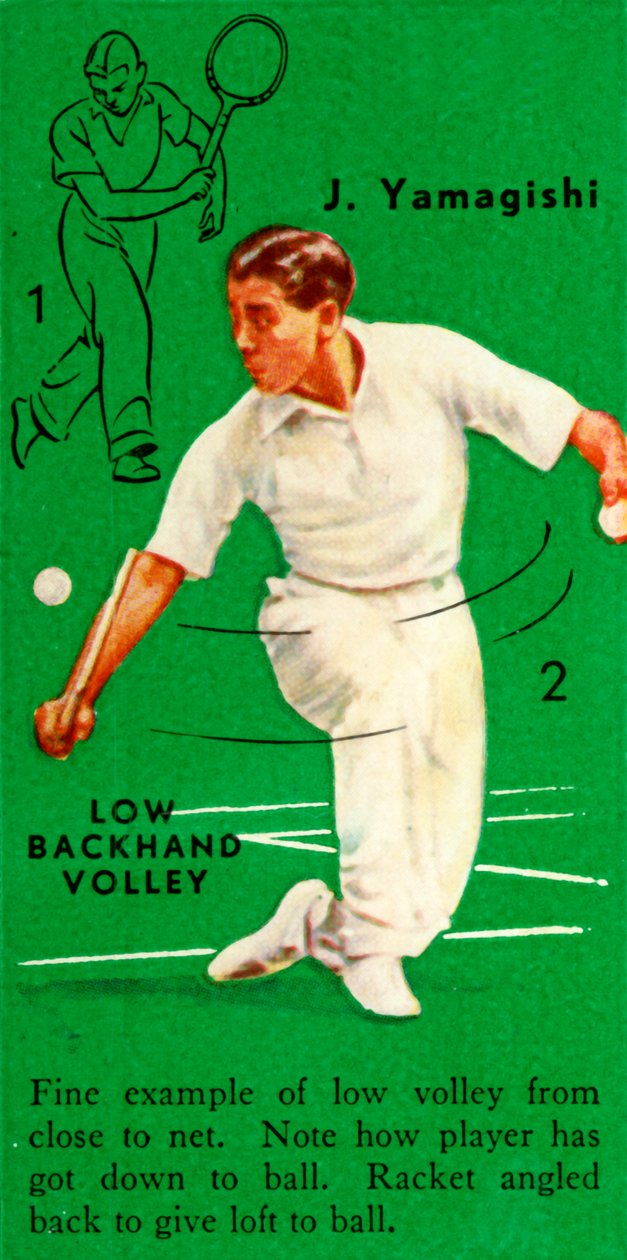 J. Yamagishi - Düşük Backhand Vole, c1935. by Unbekannt
