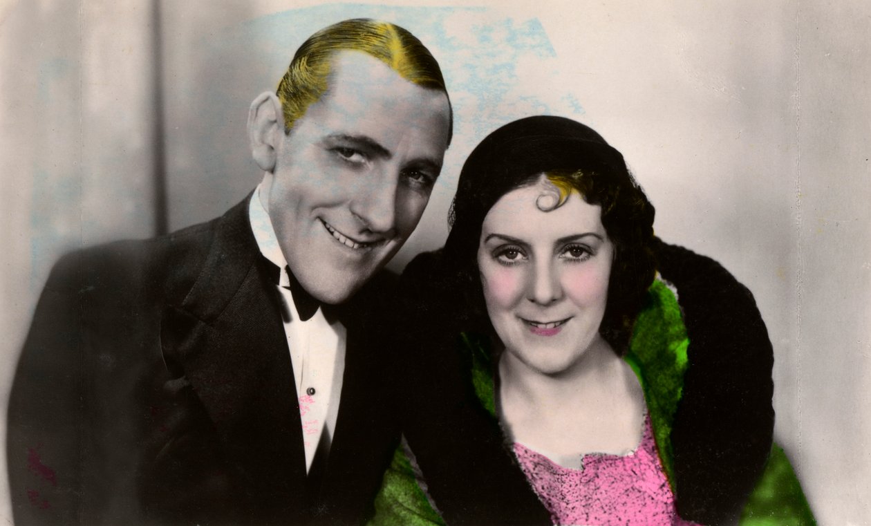 Jack Hulbert 1892-1978 ve eşi Cicely Courtneidge 1893-1980, İngiliz oyuncular, 20. yüzyıl by Unbekannt