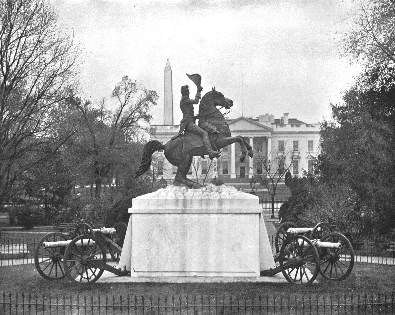 Jackson Heykeli, Lafayette Meydanı, Washington DC, ABD, c1900. by Unbekannt