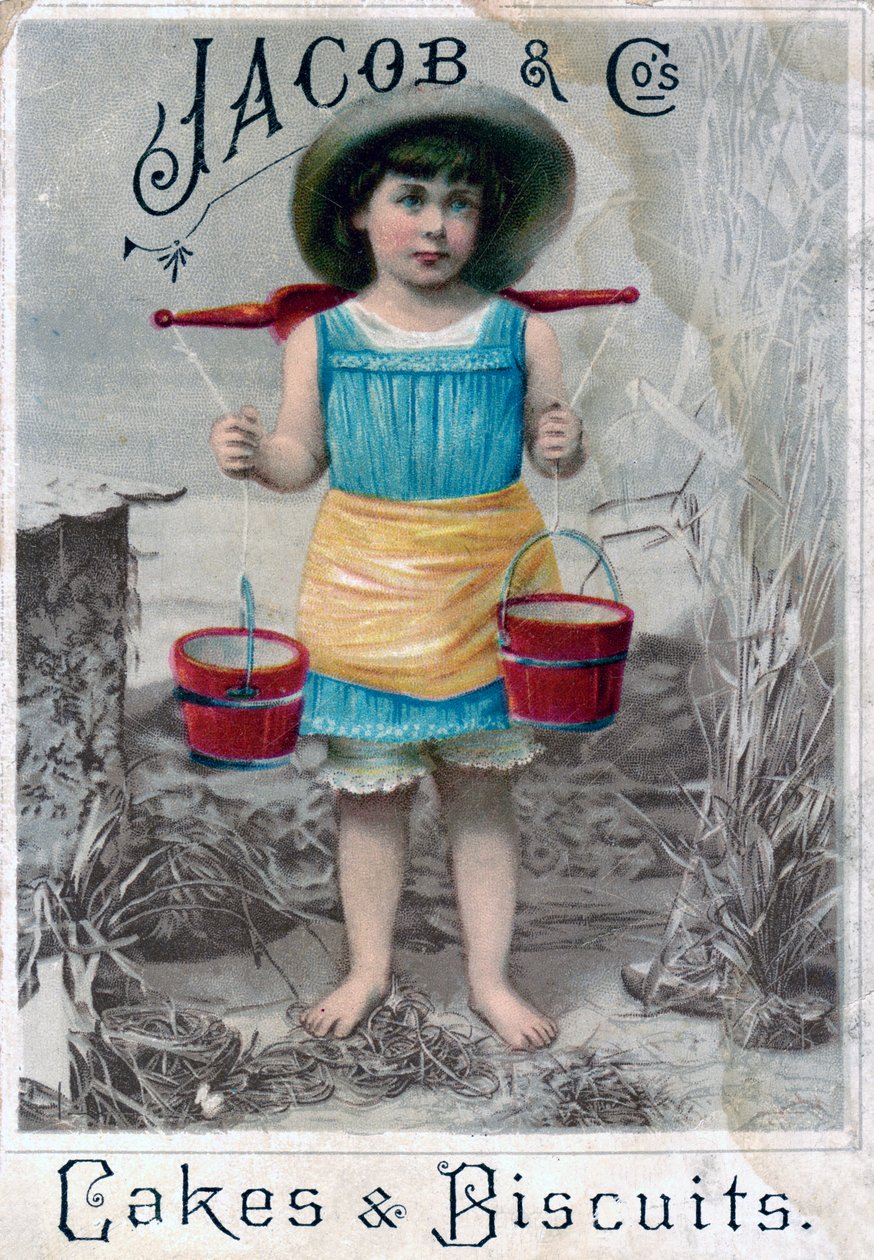 Jacob ve Cos. Cakes & Biscuits, c1900s-c1920s. reklam kartpostal by Unbekannt