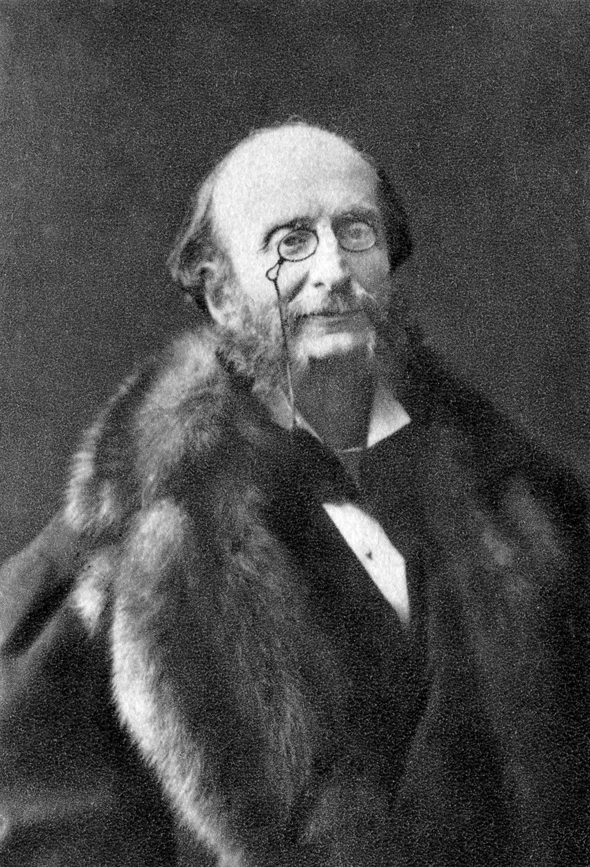 Jacques Offenbach, Almanya doğumlu Fransız besteci, 1878 by Unbekannt