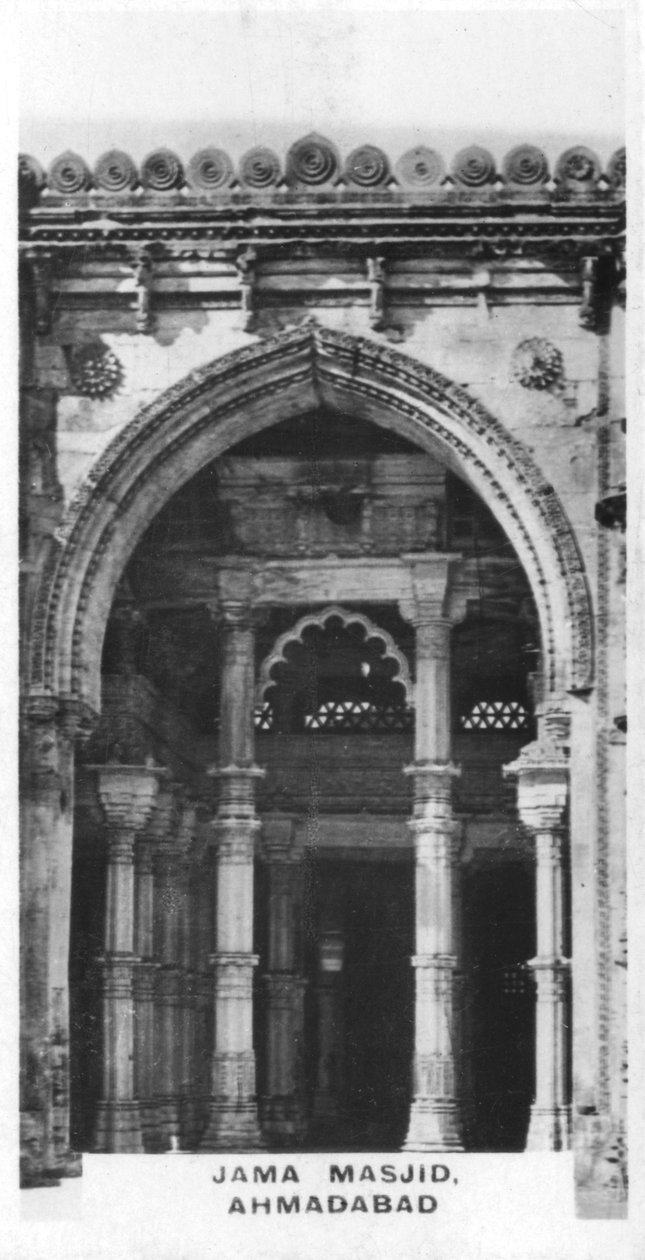 Jama Mescidi, Ahmedabad, Gujarat, Hindistan, 1925 by Unbekannt