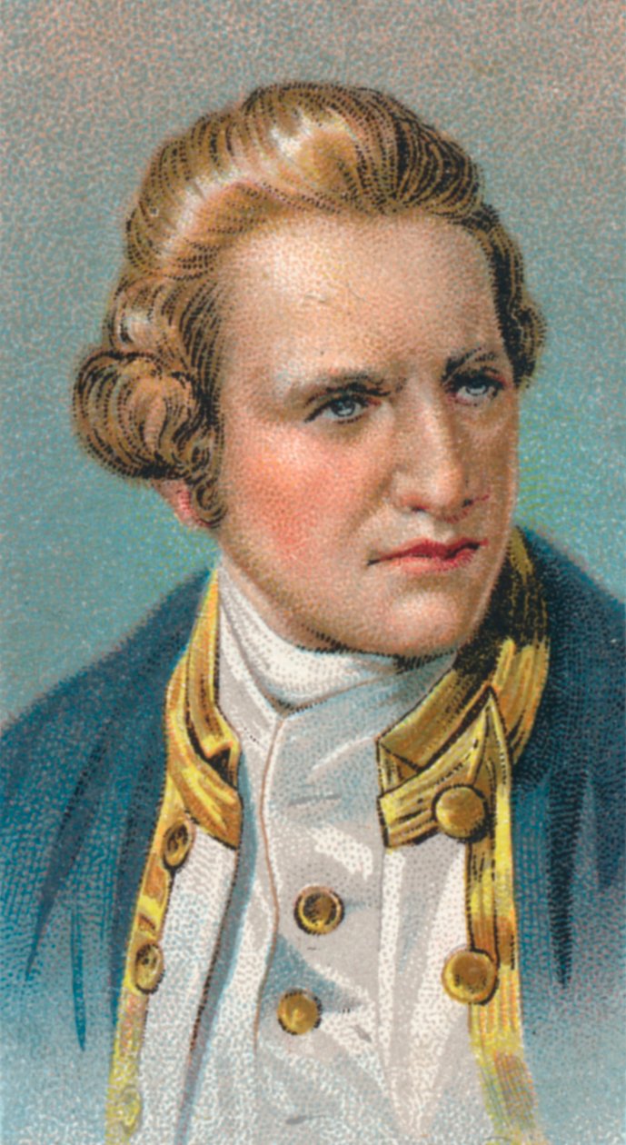 James Cook, İngiliz kaşif, denizci ve hidrograf, 1775-1776, 1924 by Unbekannt