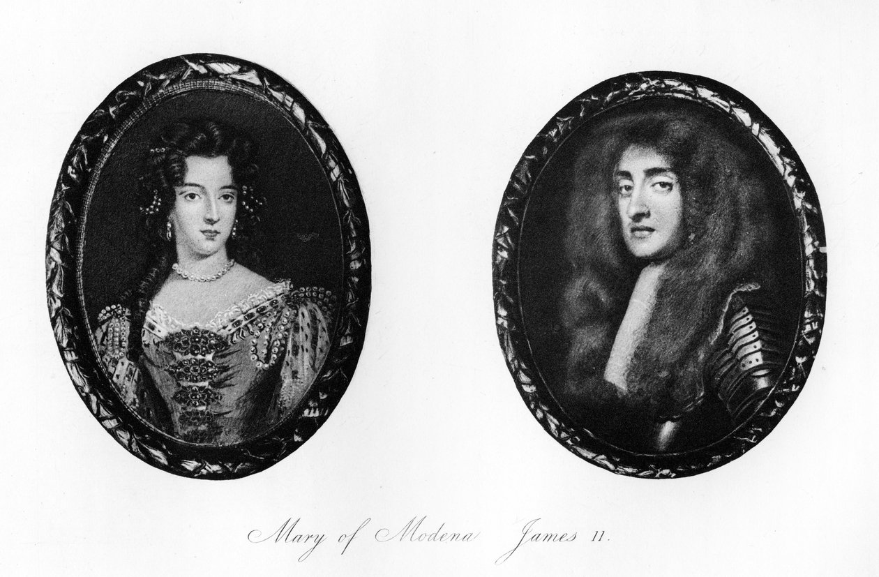 James II ve Modenalı Mary, 1907 by Unbekannt