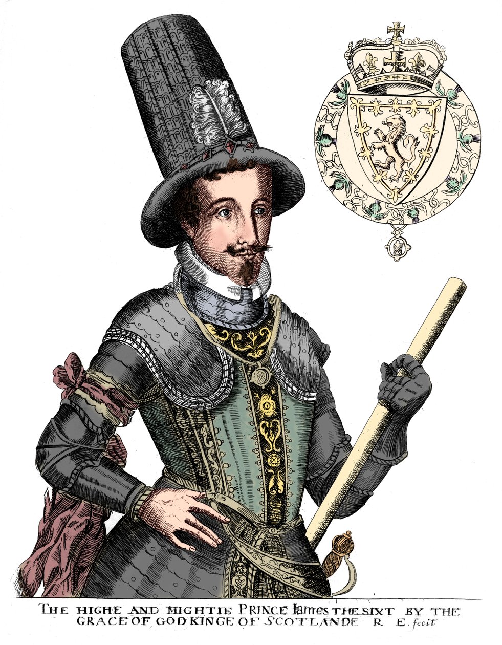 James I, İngiltere, İskoçya ve İrlanda Kralı by Unbekannt