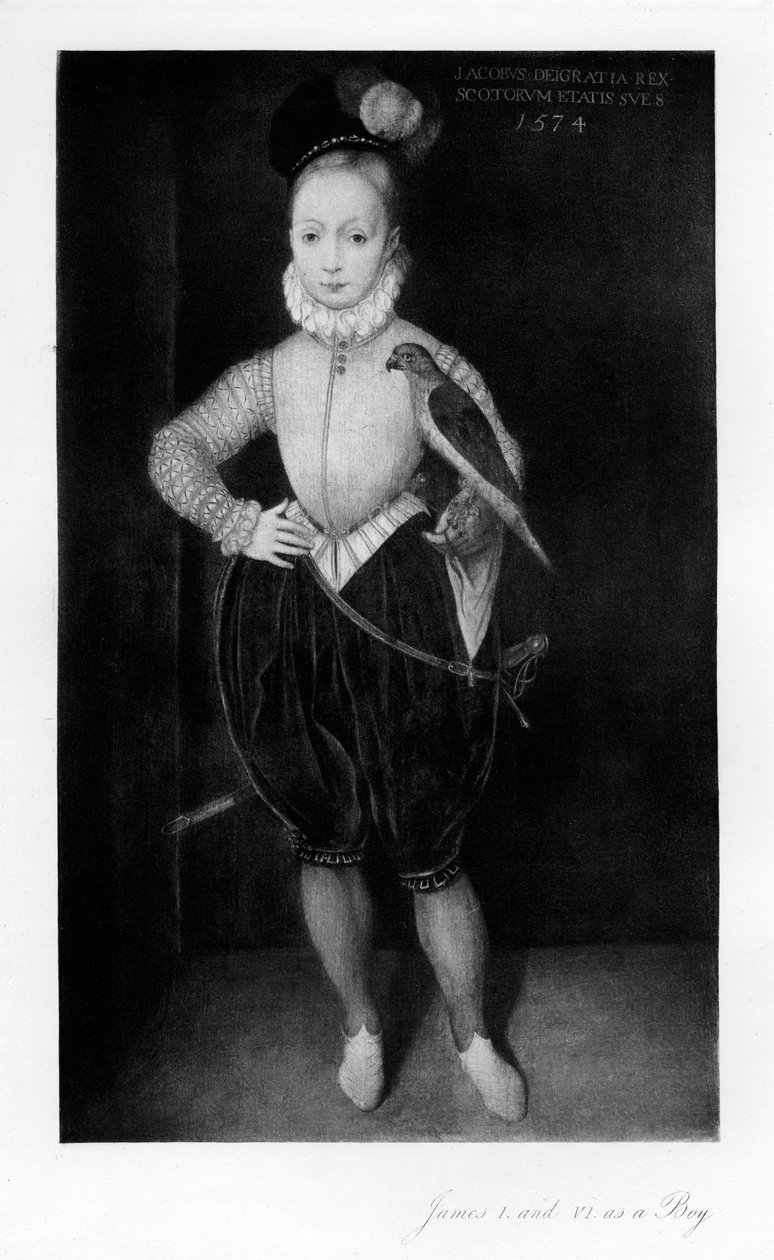 James I, bir çocukken, 1907 by Unbekannt