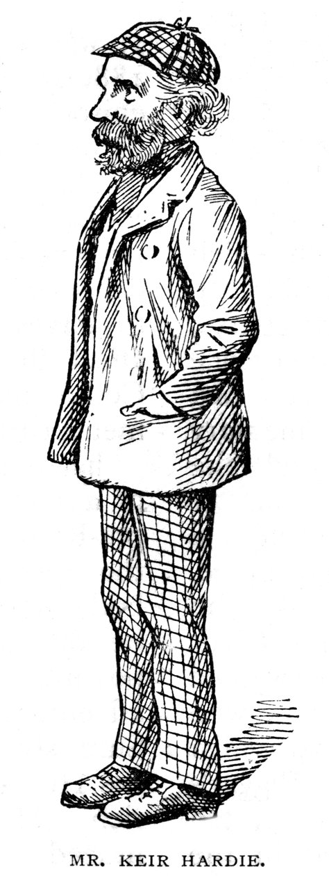 James Keir Hardie, İskoç asıllı İngiliz sendikacı ve İşçi Partisi politikacısı, 1903 by Unbekannt
