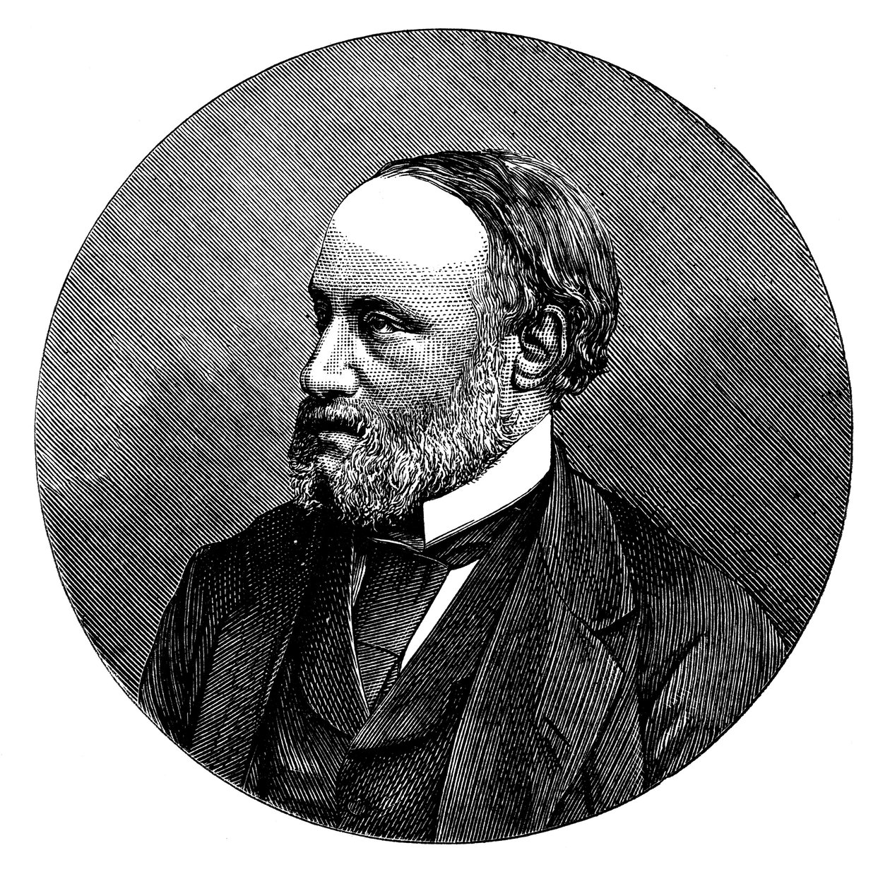 James Prescott Joule, İngiliz fizikçi, 1876 by Unbekannt
