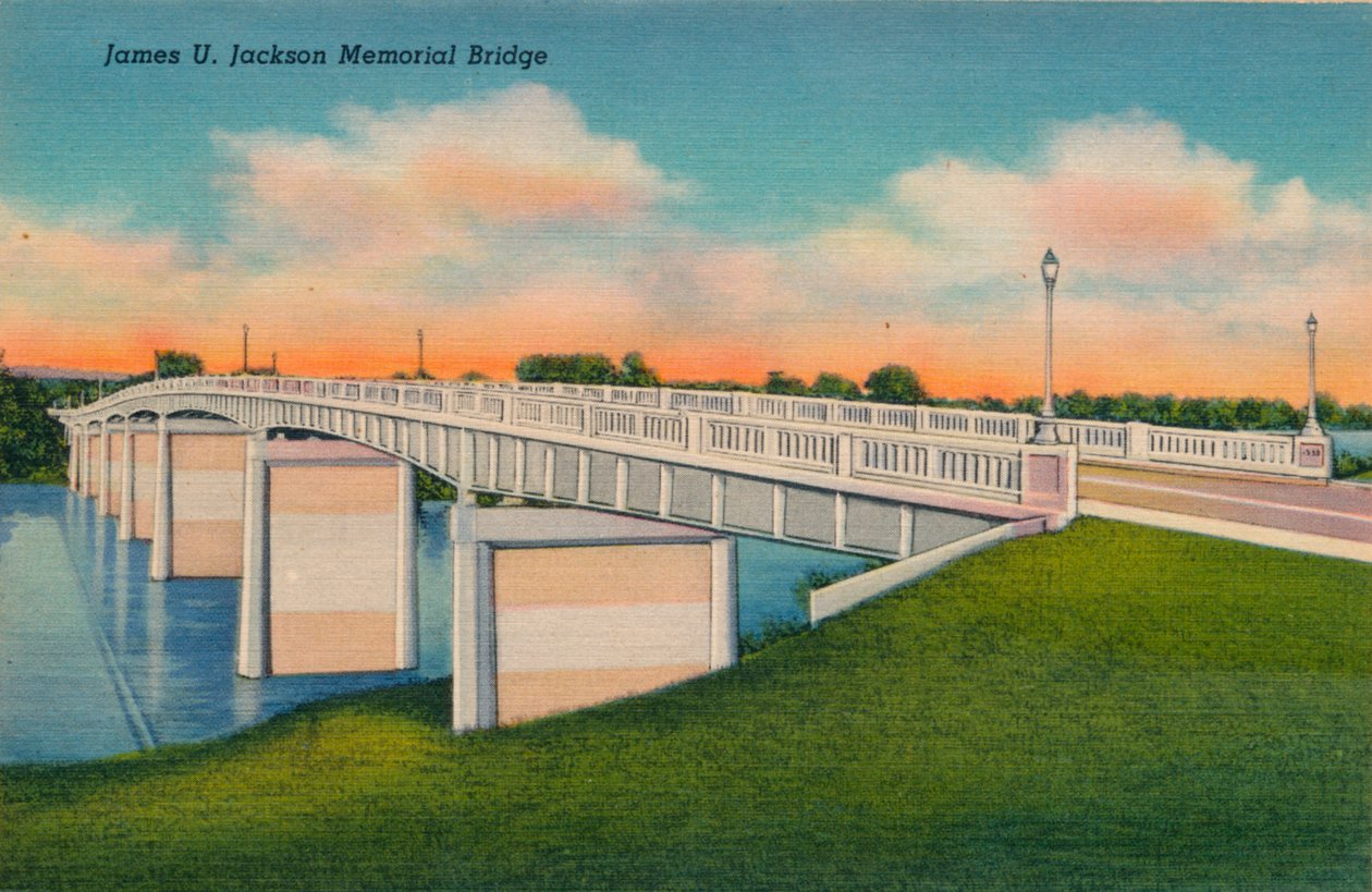 James U. Jackson Memorial Köprüsü, Augusta, Georgia, 1943 by Unbekannt