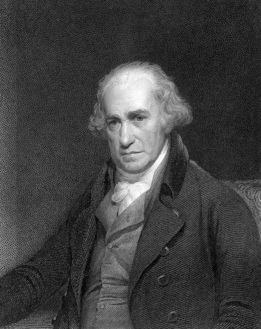 James Watt, İskoç mühendis ve mucit, 1833 by Unbekannt