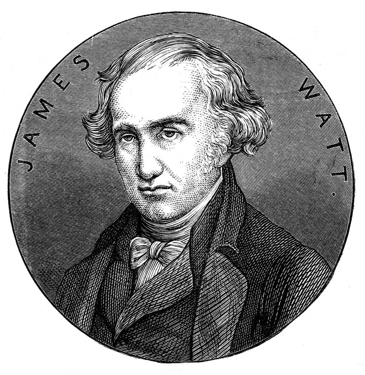 James Watt, İskoç mühendis ve mucit, 1876 by Unbekannt