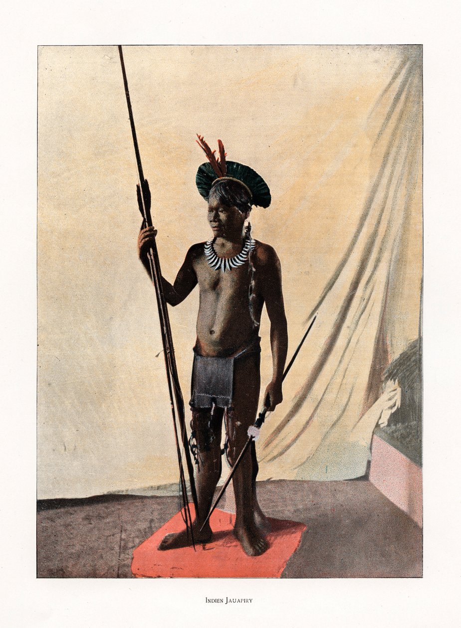Jauapiry Indian silahlarla, Brezilya, 19. yüzyıl by Unbekannt