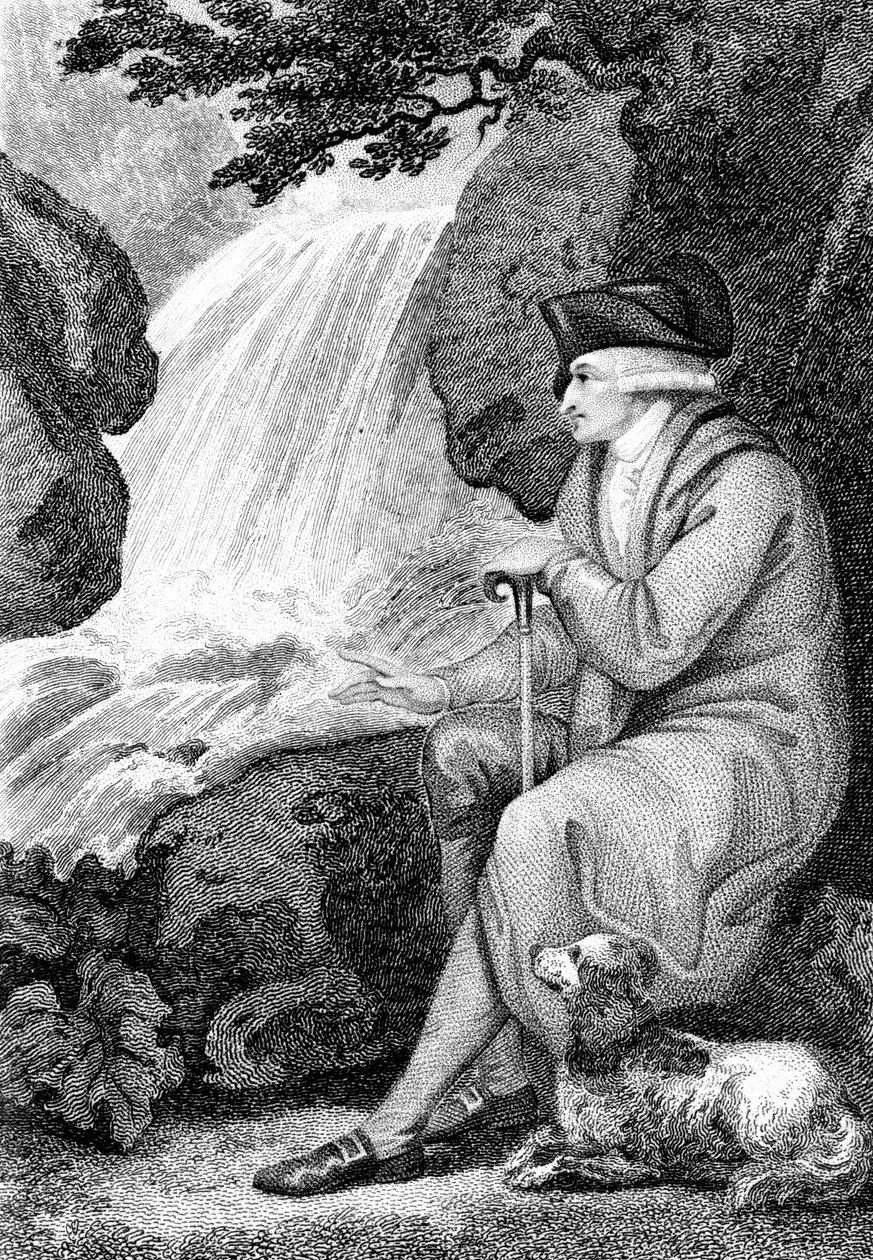 Jean-Jacques Rousseau, Fransız siyasi yazar, 1787 by Unbekannt