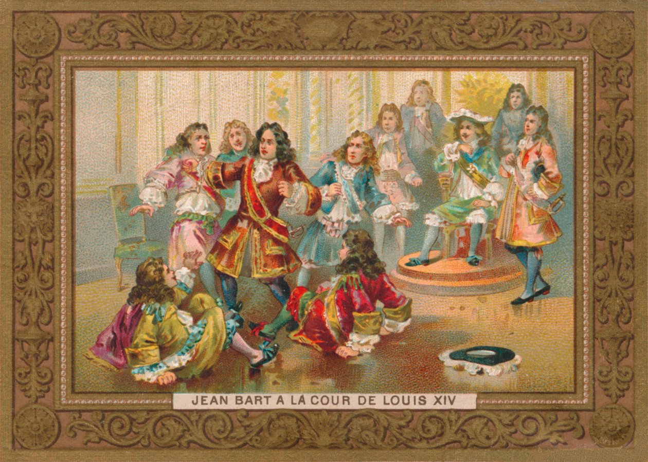 Jean Bart 1650-1702, Louis XIV 1638-1715 Mahkemesinde, c.1910