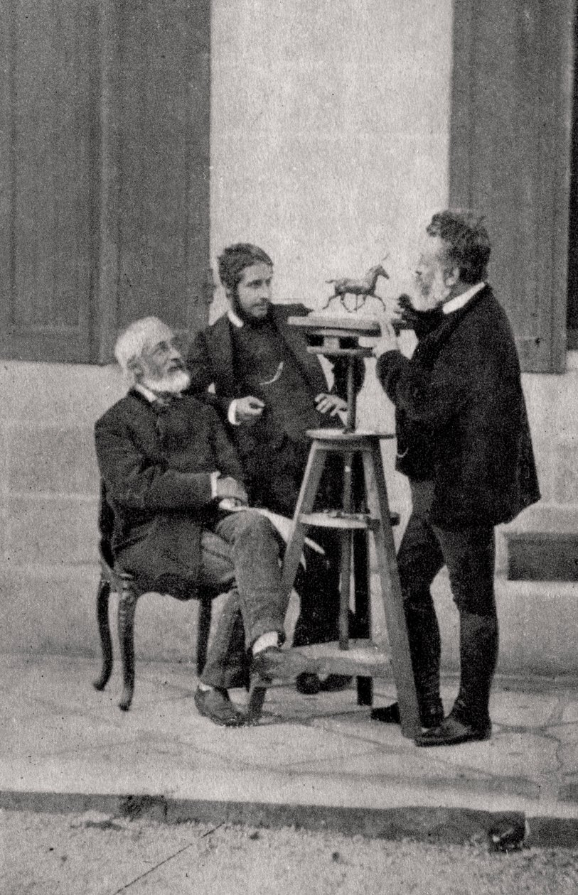 Jean Louis Ernest Meissonnier, Fransız ressam ve heykeltıraş, 1880 by Unbekannt