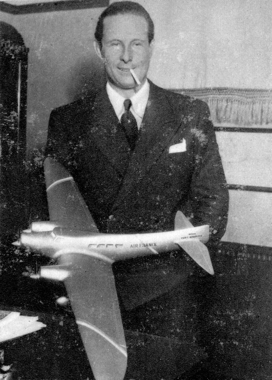 Jean Mermoz, Fransız pilot, 1935 by Unbekannt
