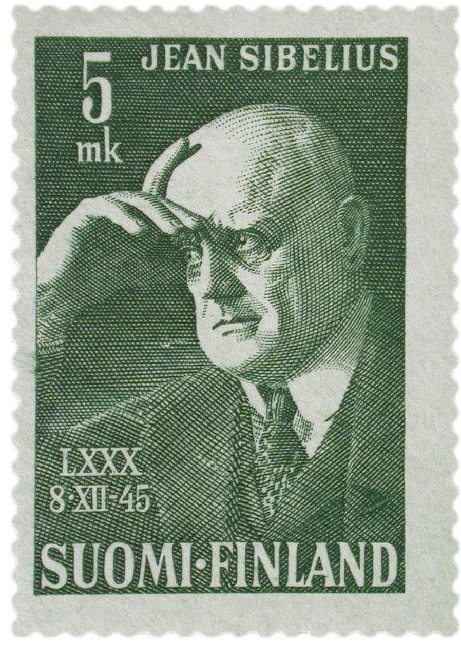 Jean Sibelius posta pulu, 1945 by Unbekannt