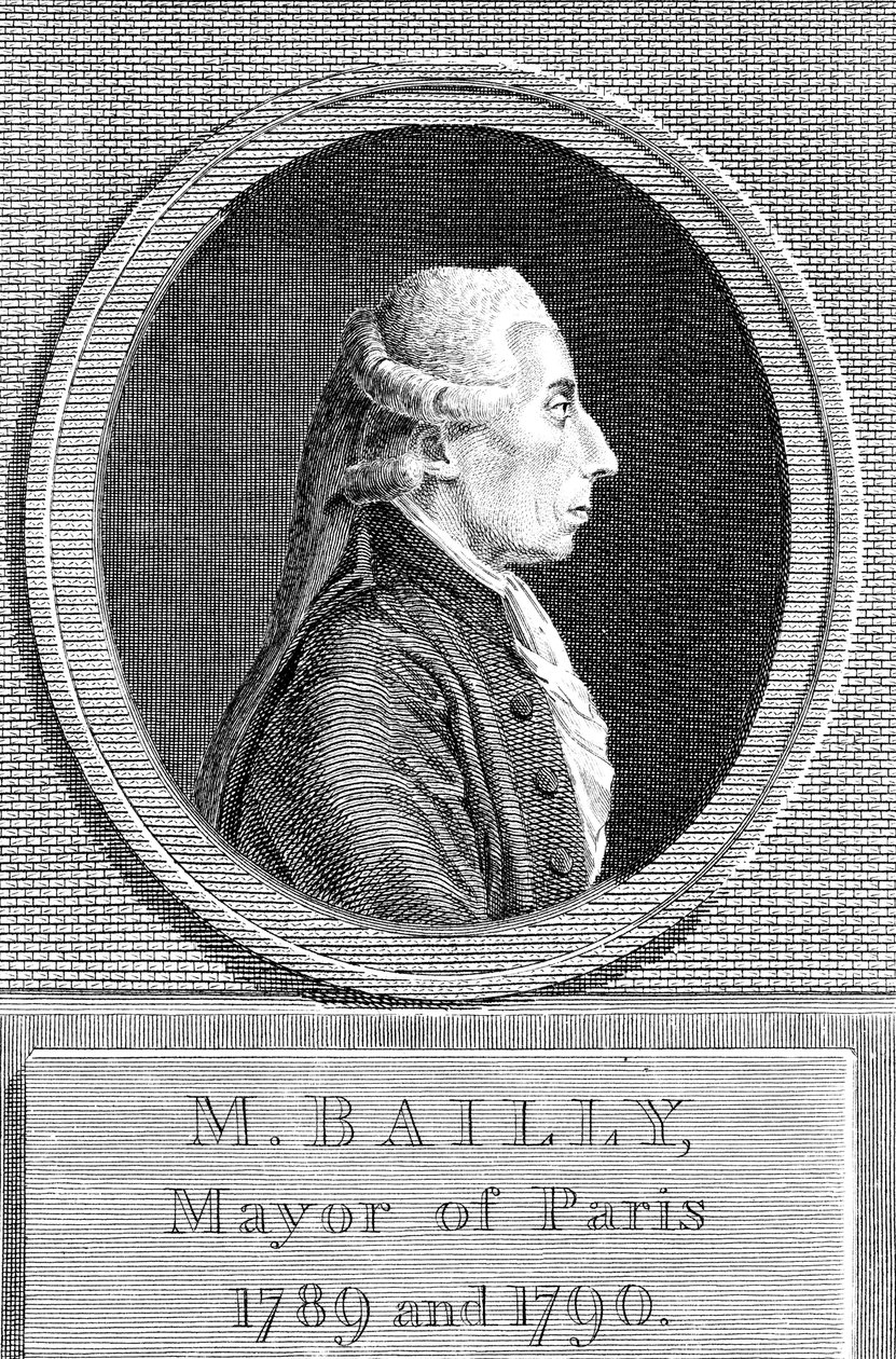 Jean Sylvain Bailly 1736-1793, Fransız astronom, yazar ve politikacı by Unbekannt