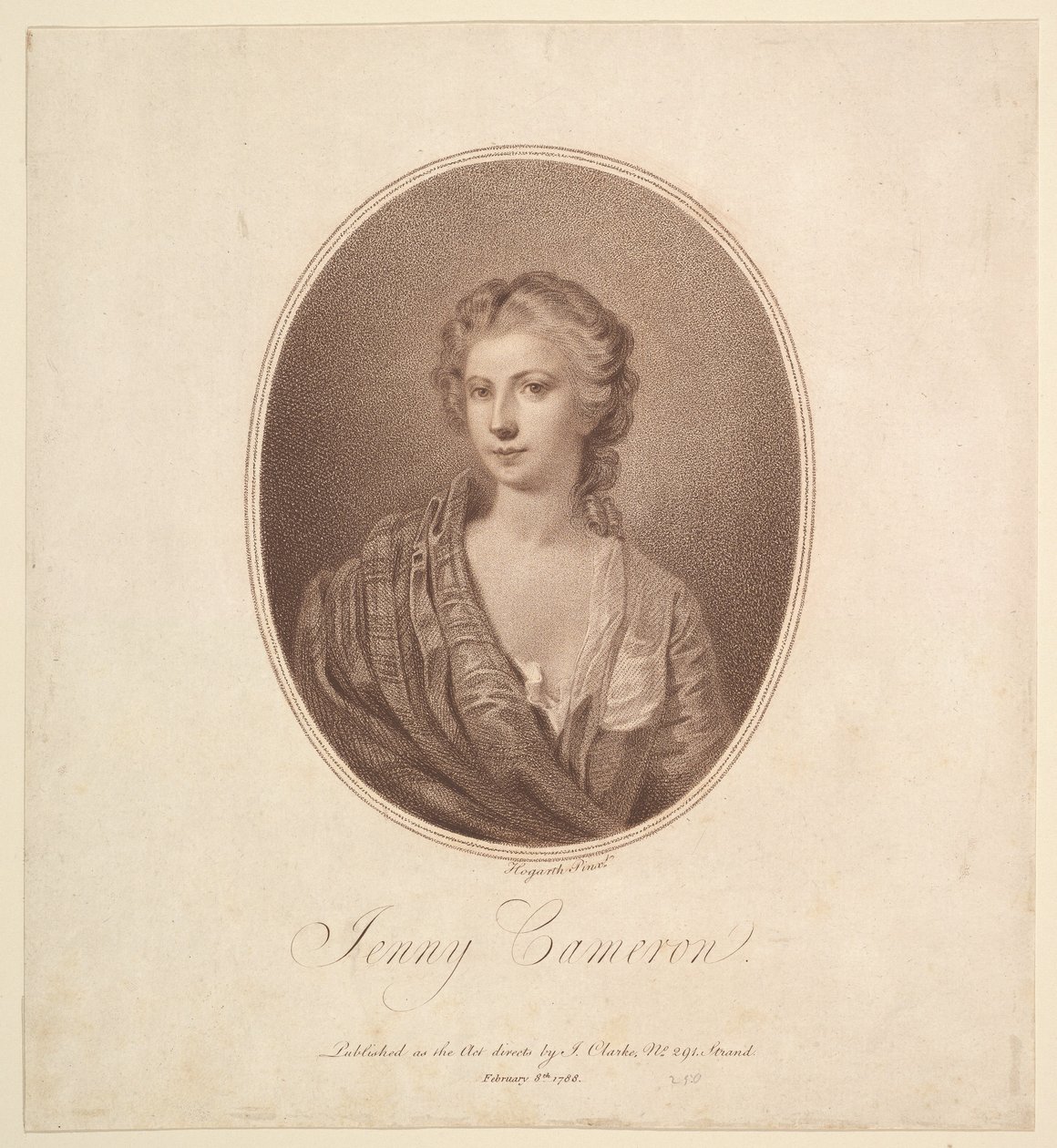 Jenny Cameron, 8 Şubat 1788. by Unbekannt