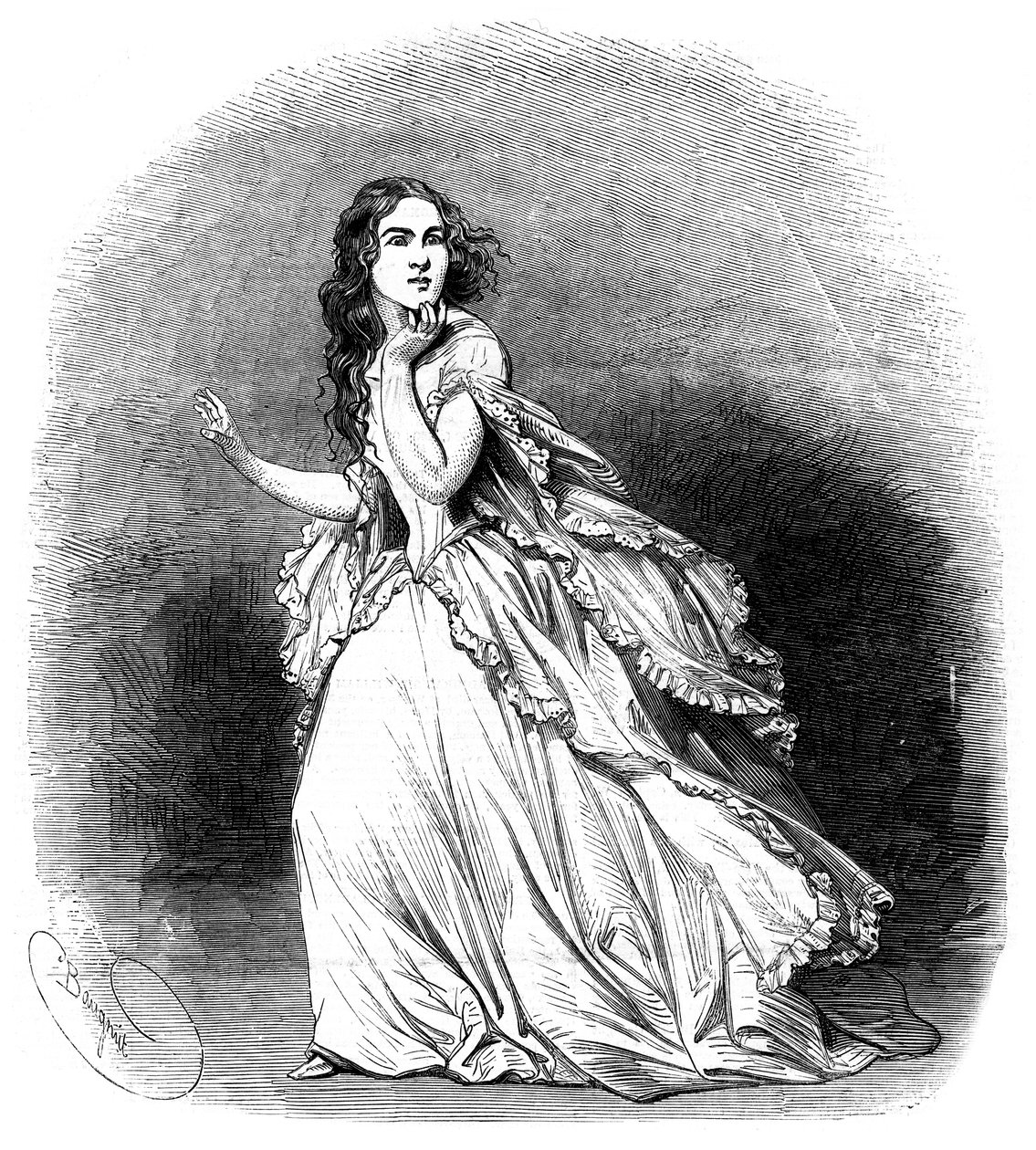 Jenny Lind, İsveç Bülbül olarak bilinen soprano, 1848 by Unbekannt
