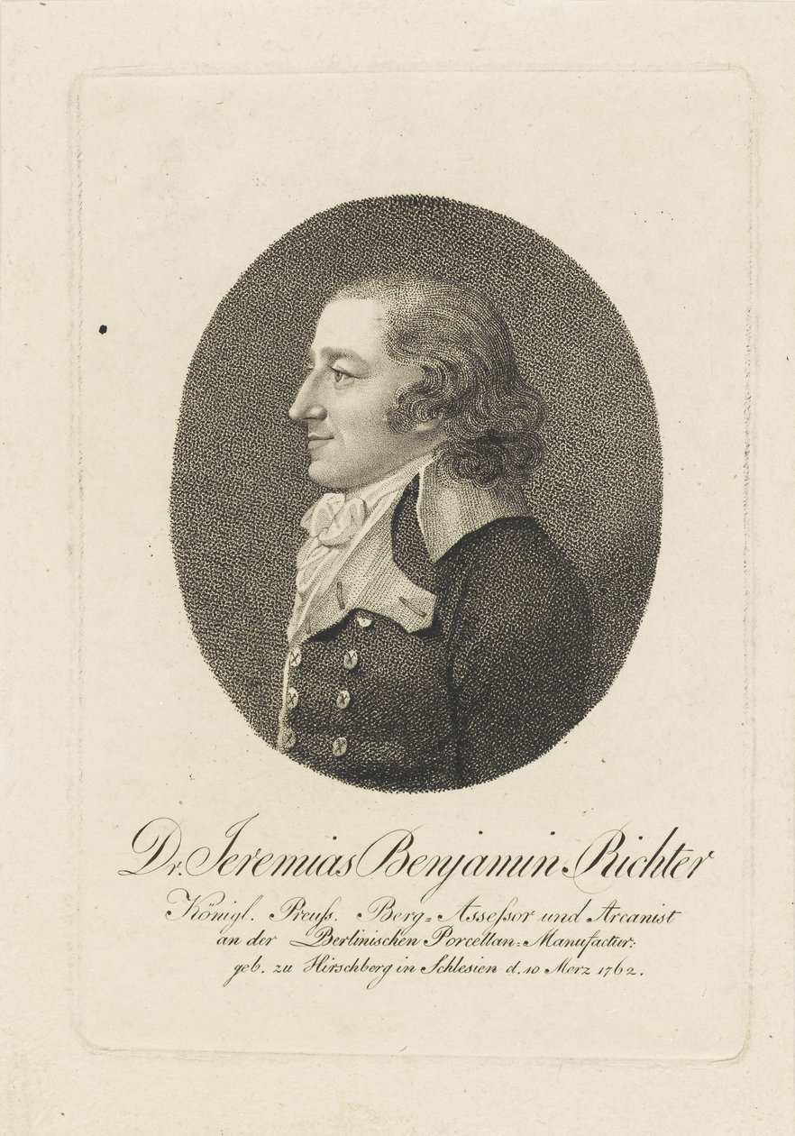 Yeremya Benjamin Richter 1762-1807, c. 1800 by Unbekannt