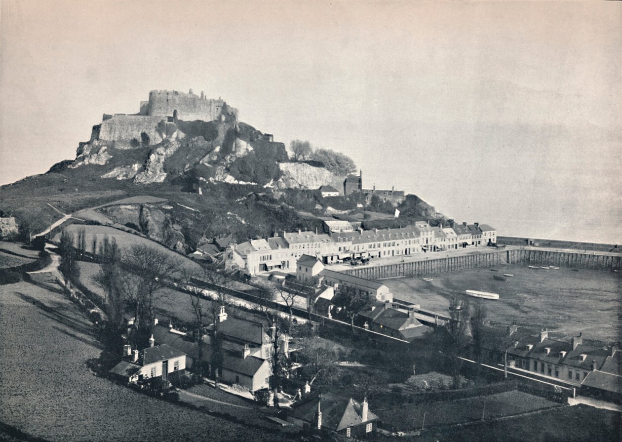 Jersey - Gorey ve Mont Orgueil Kalesi, 1895 by Unbekannt