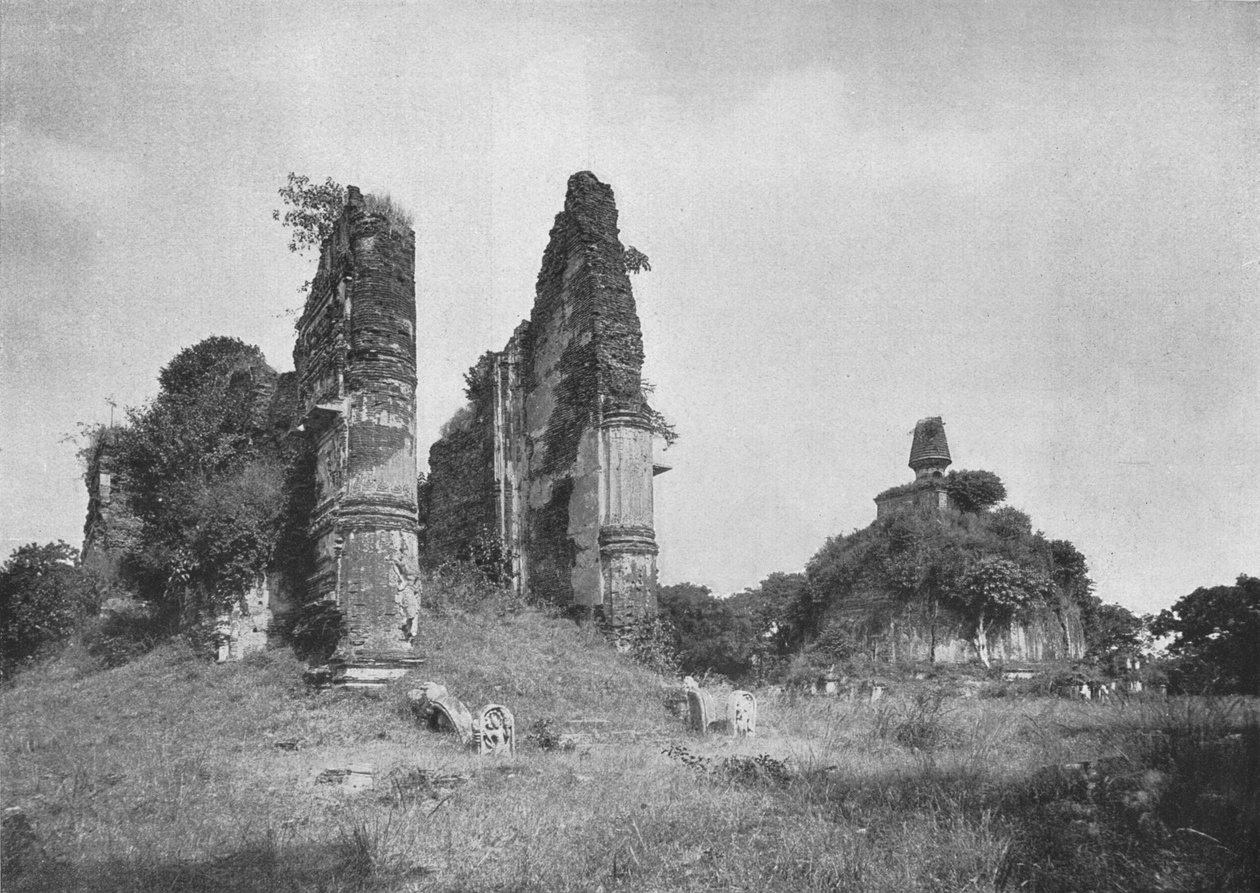 Jetawanarama ve Kiri-Dagoba MS 12. Yüzyıl, Pollonneruwa, 1926 by Unbekannt