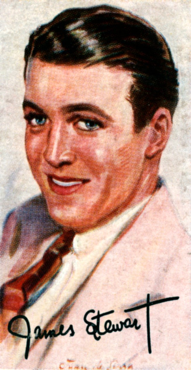 Jimmy Stewart, 1908-1997, Akademi Ödüllü Amerikalı sinema ve tiyatro oyuncusu, 20 by Unbekannt
