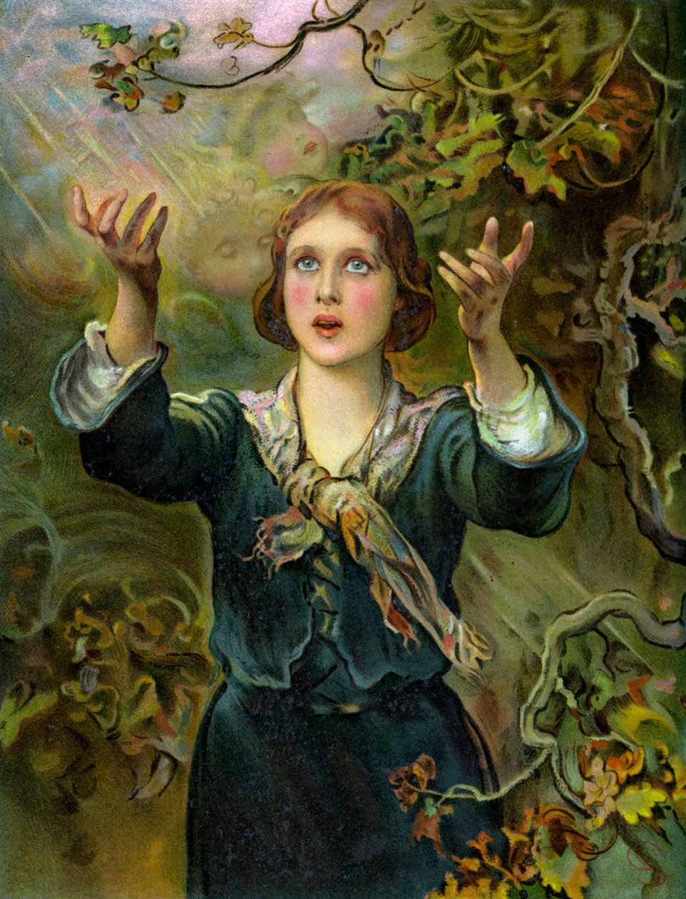 Joan of Arc, 15. yüzyıl Fransız vatansever ve şehit, 1906 by Unbekannt