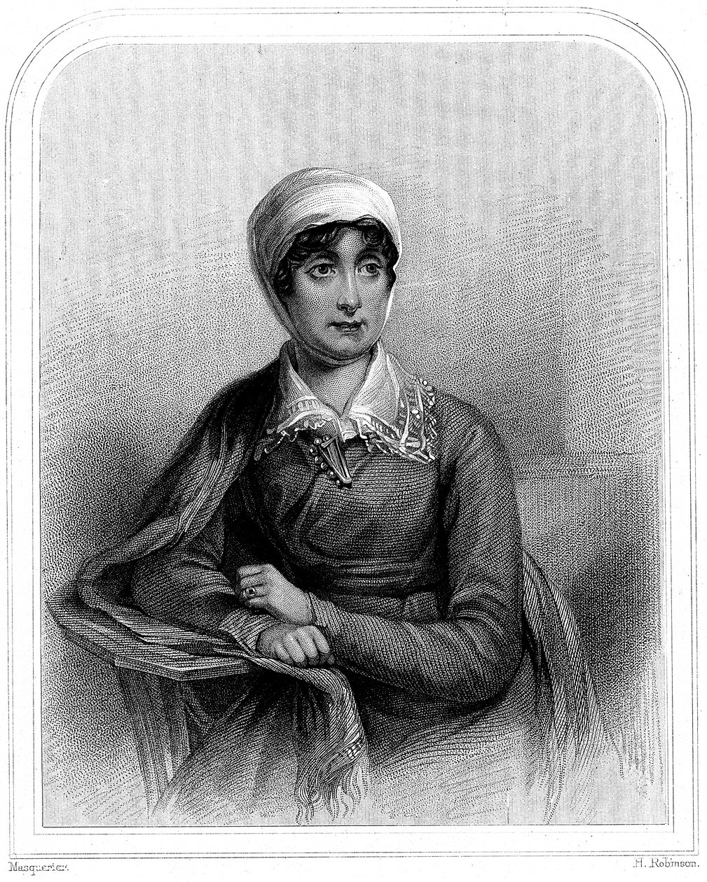 Joanna Baillie 1762-1851, İskoç şair ve oyun yazarı, 1870 by Unbekannt