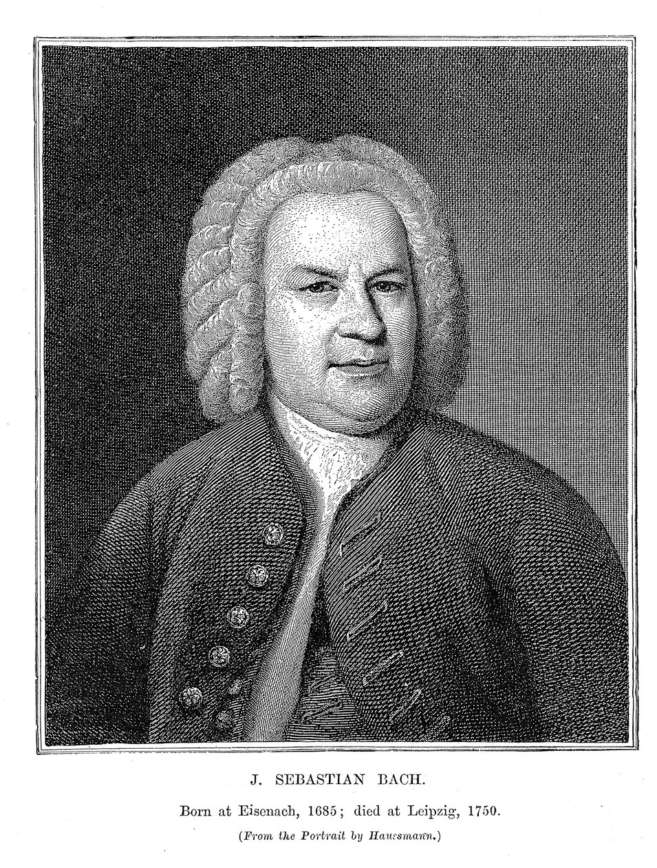 Johann Sebastian Bach 1685-1750, Alman besteci ve orgcu, 1746 by Unbekannt