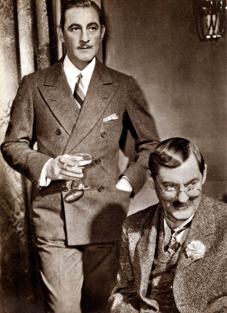 John 1882-1942 and Lionel 1878-1954 Barrymore, American stage and screen actors by Unbekannt