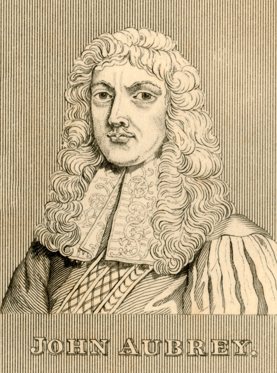 John Aubrey, 1626-1697, 1830. by Unbekannt