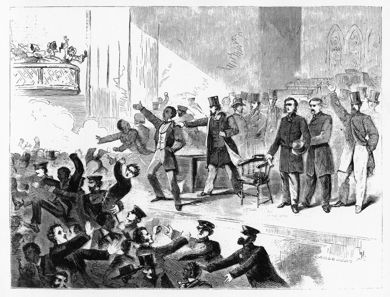 John Brown Yıldönümü Toplantısı, Tremont Tapınağı, 19. yüzyıl by Unbekannt