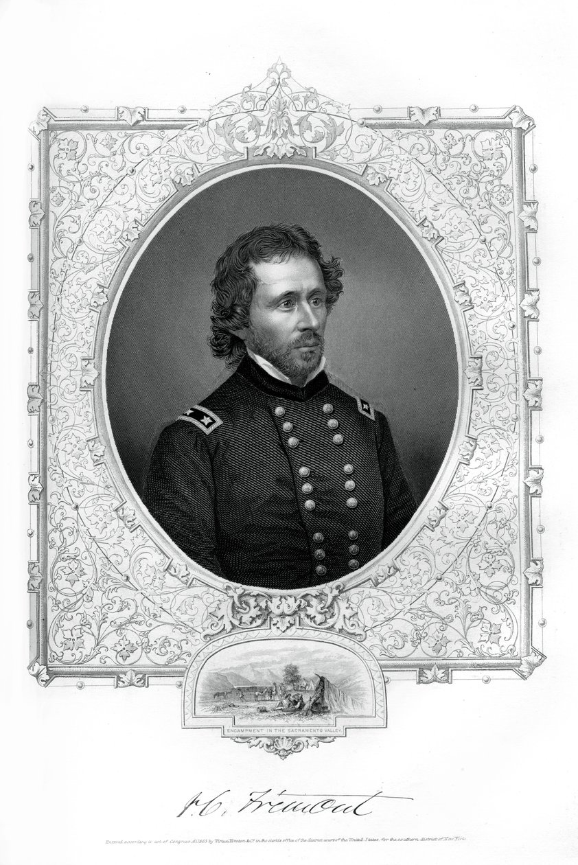 John C Fremont, Amerikan askeri, kaşif ve Başkan adayı, 1862-1867 by Unbekannt