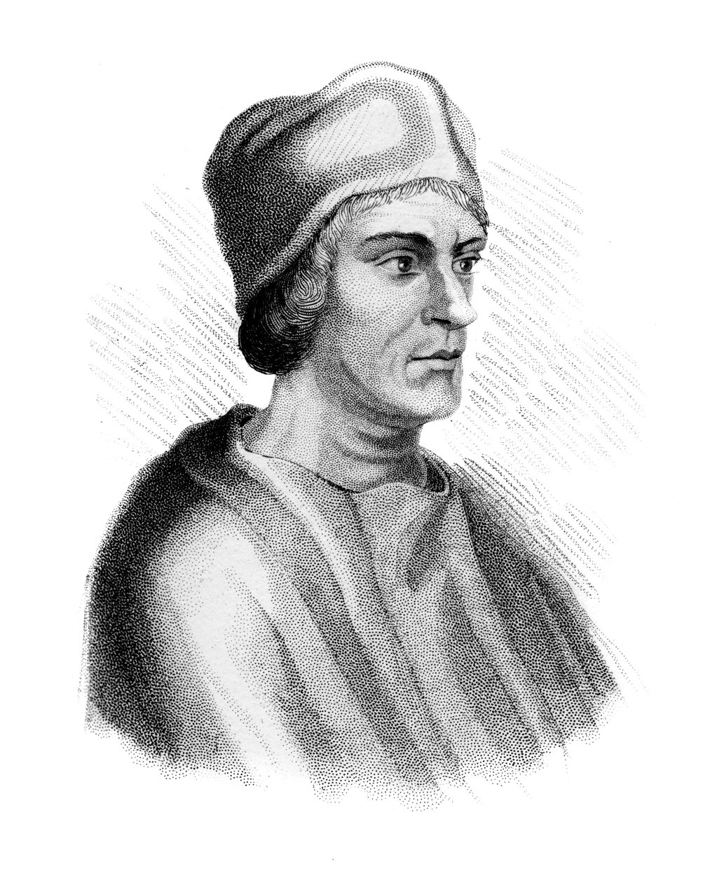 John Colet, İngiliz din adamı ve eğitim öncüsü, c1850 by Unbekannt