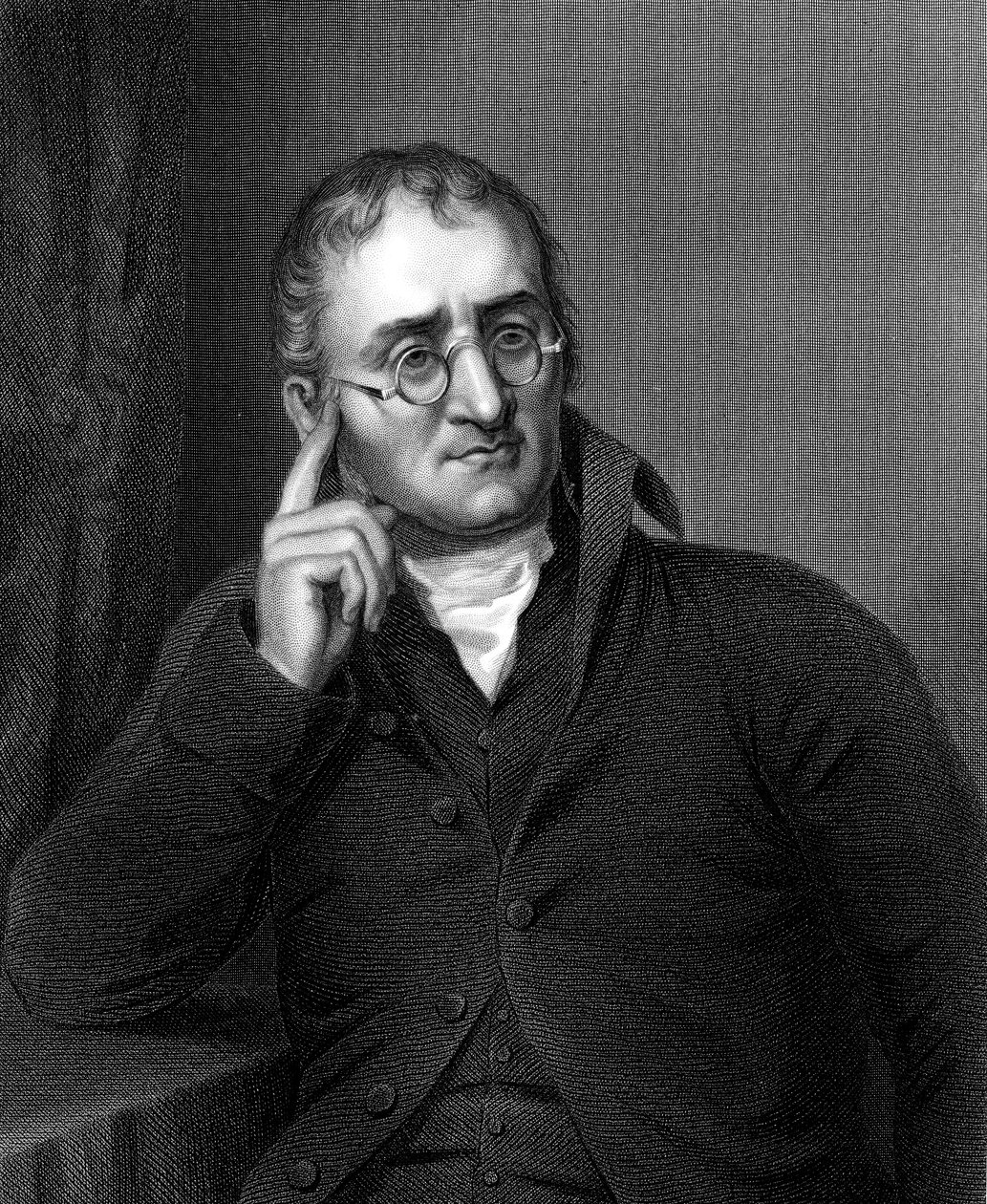 John Dalton, İngiliz kimyager, c1860 by Unbekannt