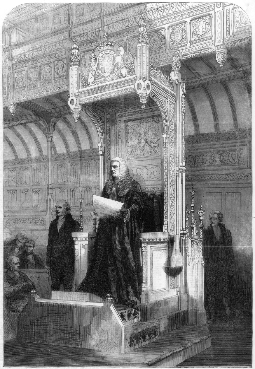 John Evelyn Denison, Avam Kamarası Başkanı, 1857 by Unbekannt