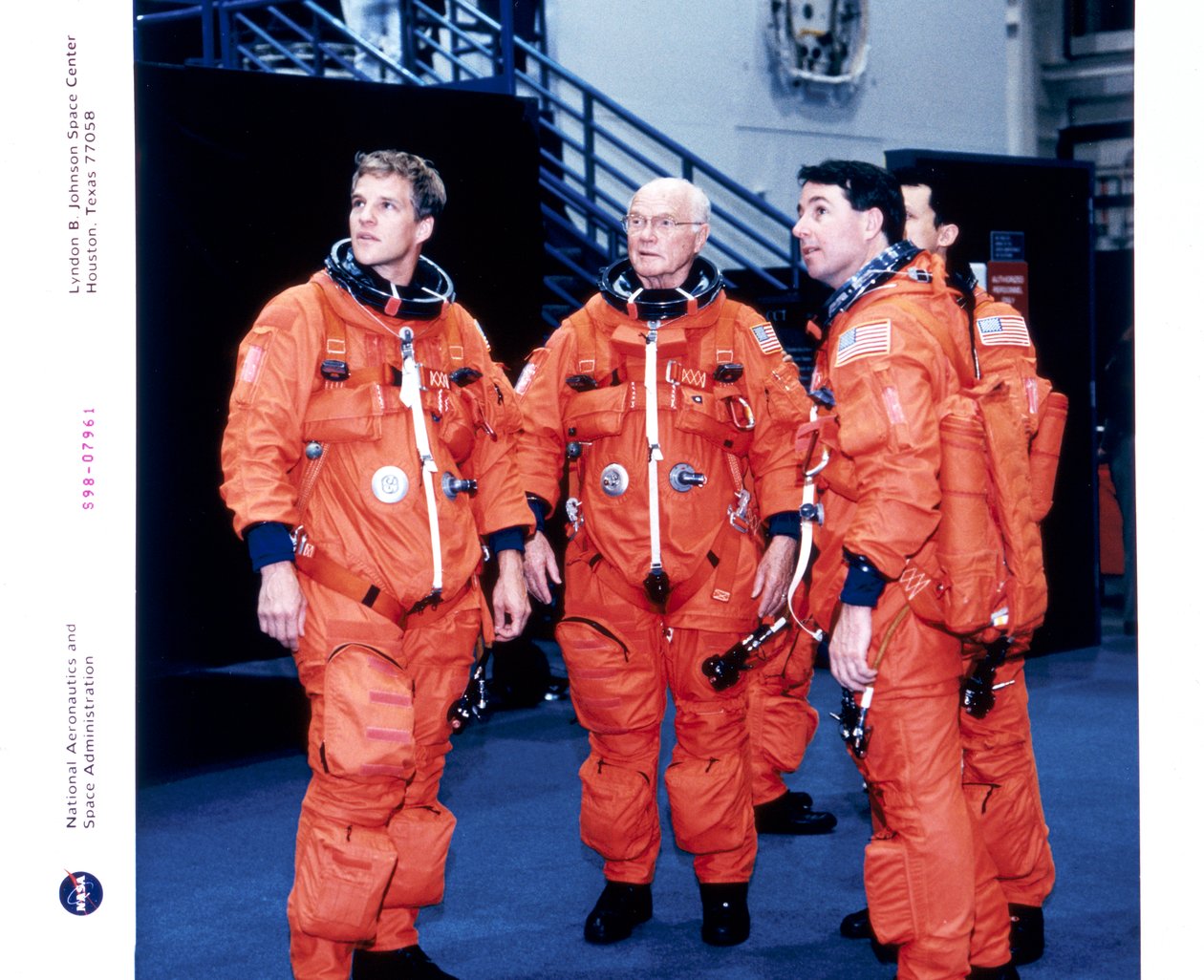 John H Glenn ve ekip üyeleri, Haziran 1998 by Unbekannt