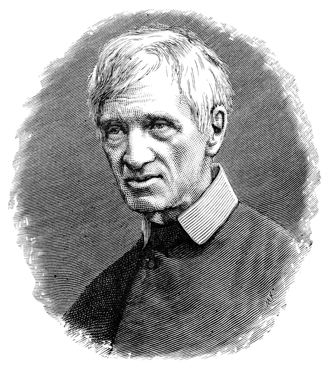 John Henry Newman, 1801-1890, 19. yüzyıl by Unbekannt