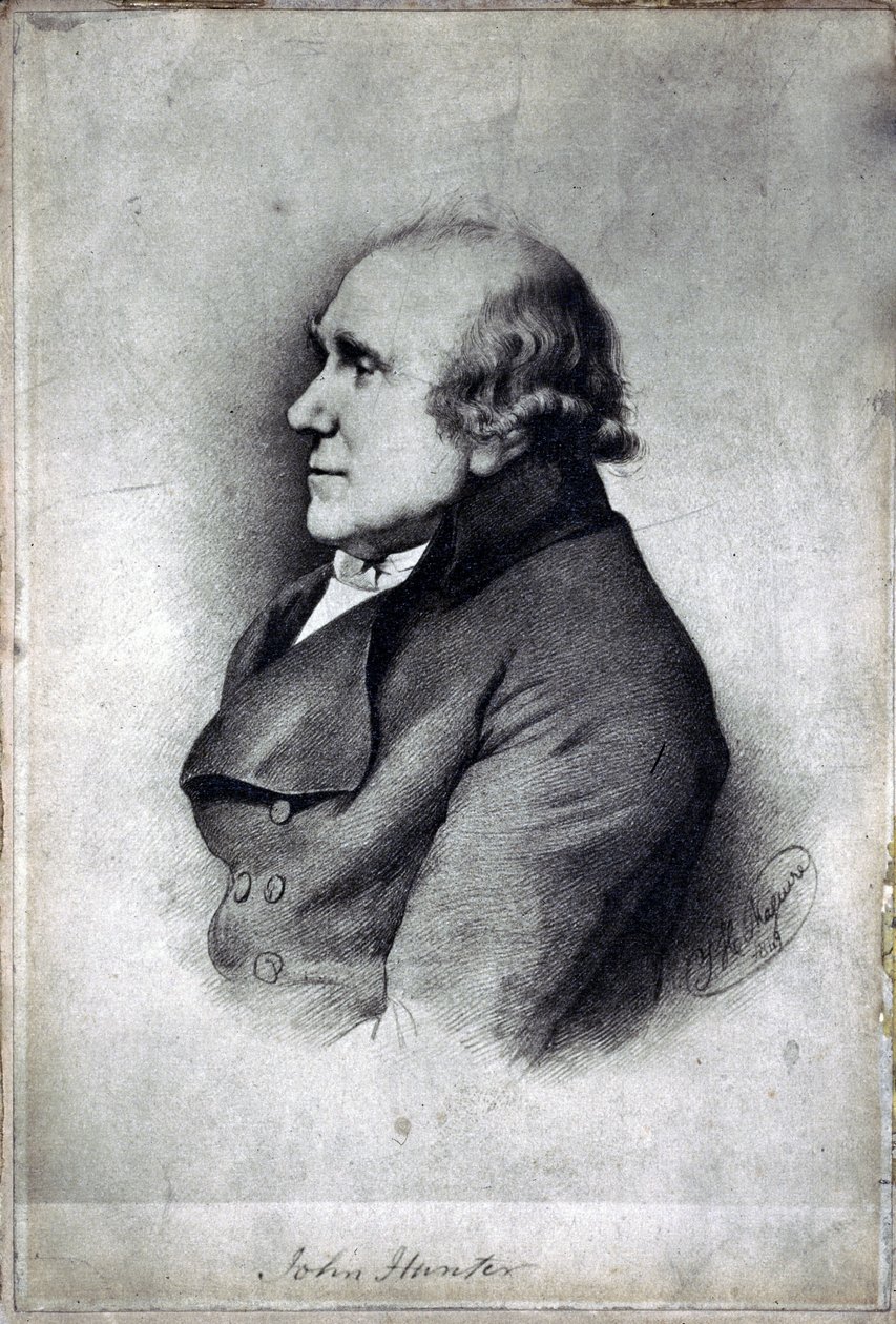 John Hunter, İngiliz cerrah ve anatomist, c 1770