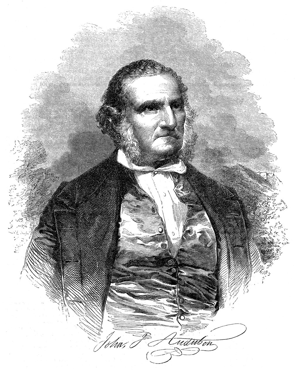John James Audubon 1780-1851, Amerikalı kuşbilimci ve sanatçı, 1852 by Unbekannt