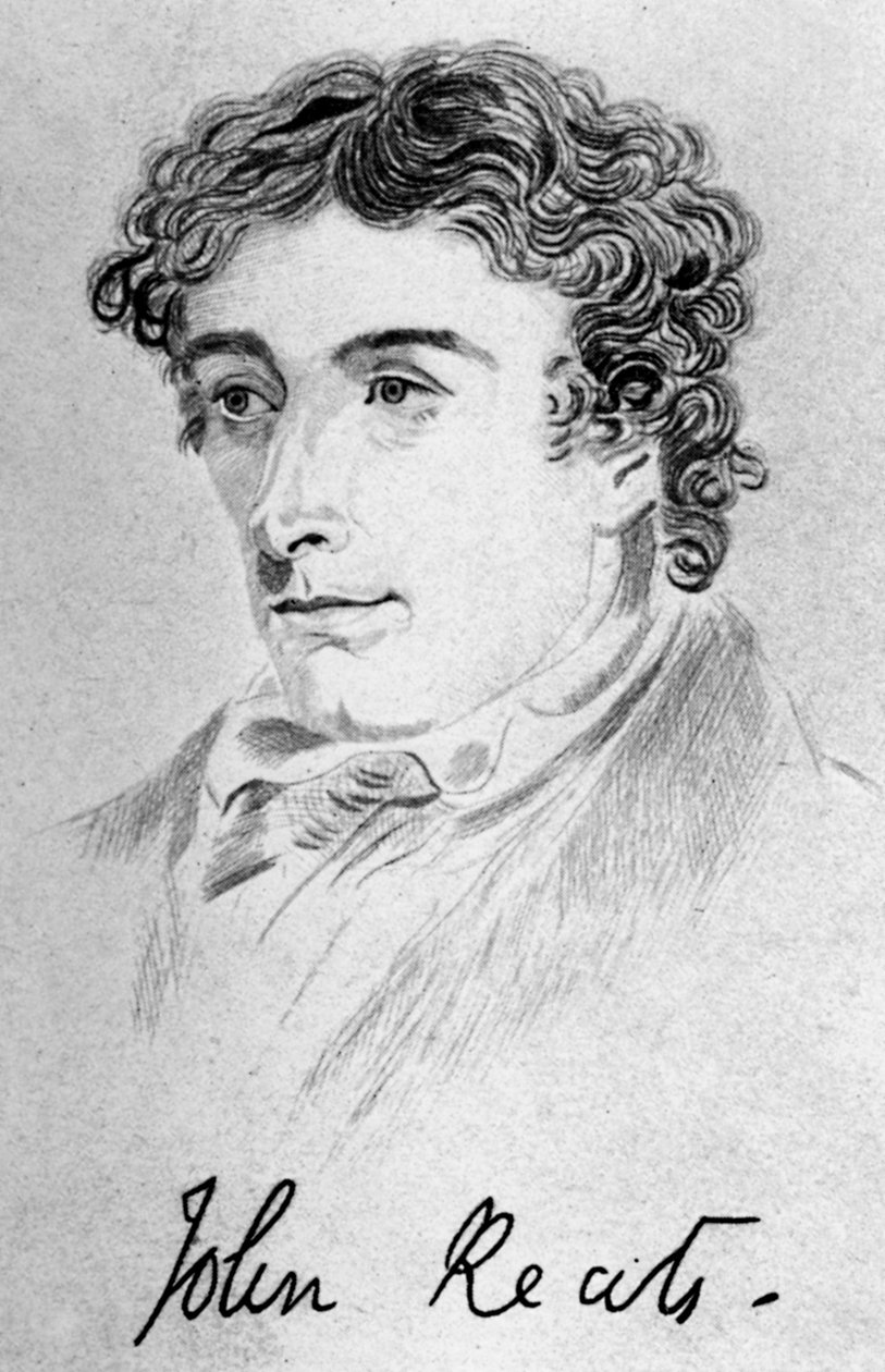 John Keats, İngiliz şair, 1912 by Unbekannt