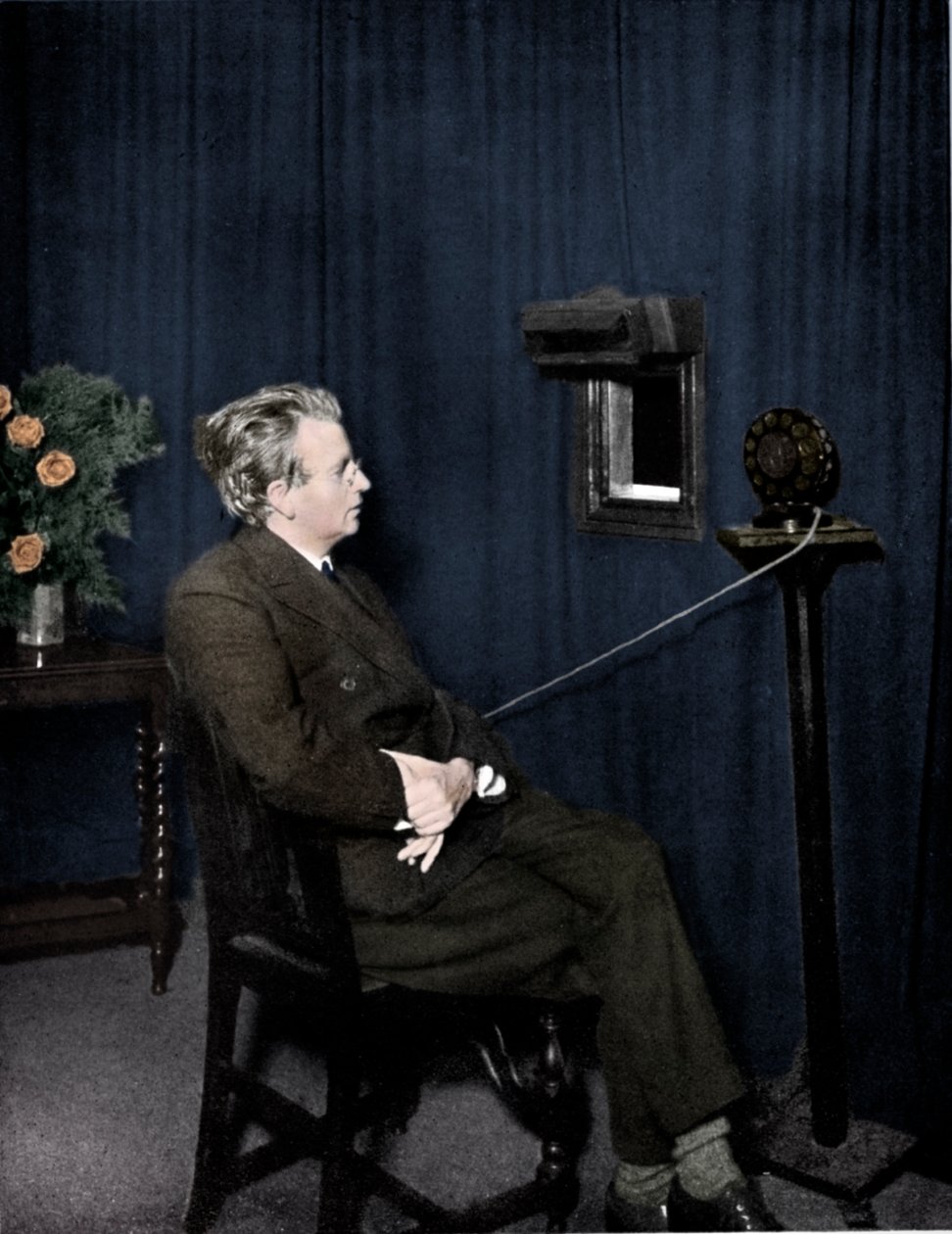 John Logie Baird 1888-1946, İskoç elektrik mühendisi ve televizyonun öncüsü, 1920